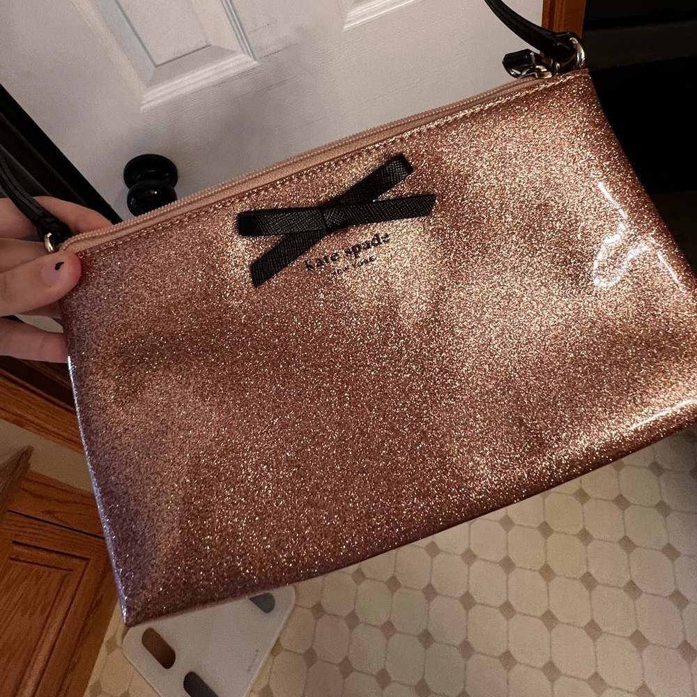 Kate Spade Rose Gold Crossbody Purse